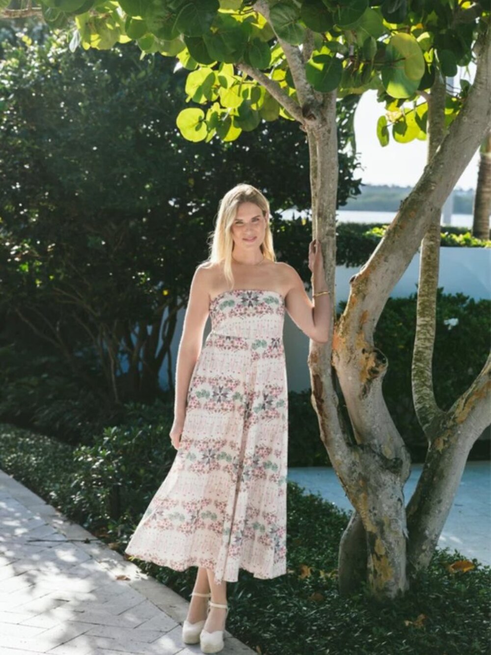 NWT | Kahora Palm Beach Barbie Dress Breakfast in the Park, Size XS
